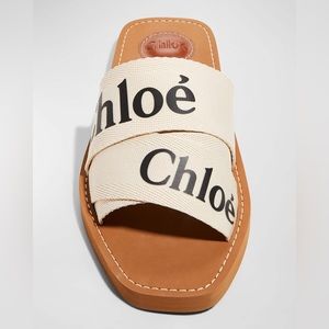 Chloé Women's Woody Logo Slide Sandal